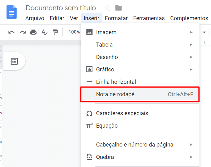 Veja como é simples inserir notas de rodapé no TCC utilizando o Google Documentos